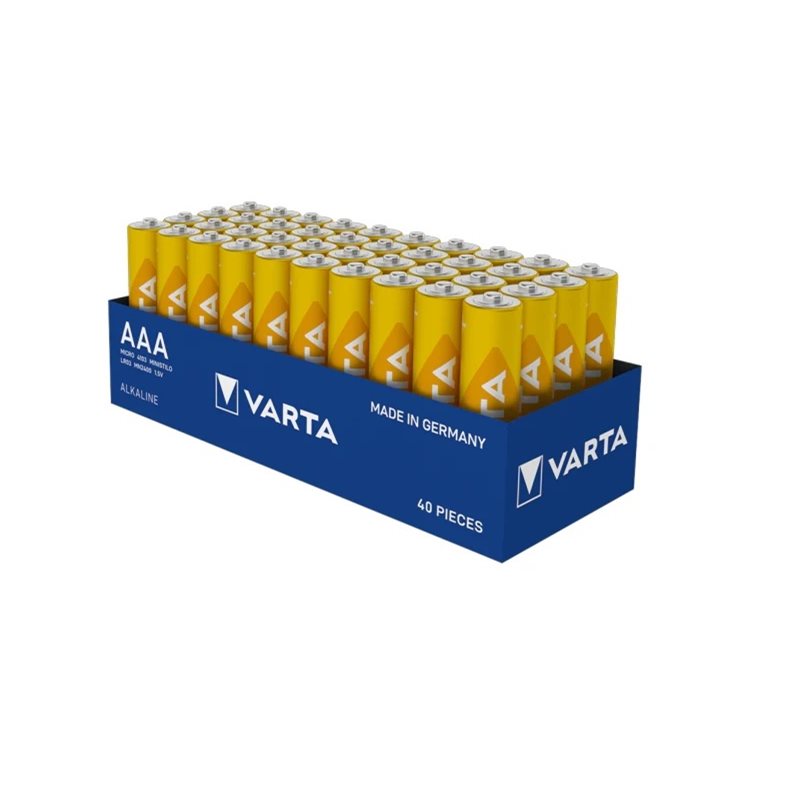 Varta AAA/LR03 Longlife -paristo, 40kpl