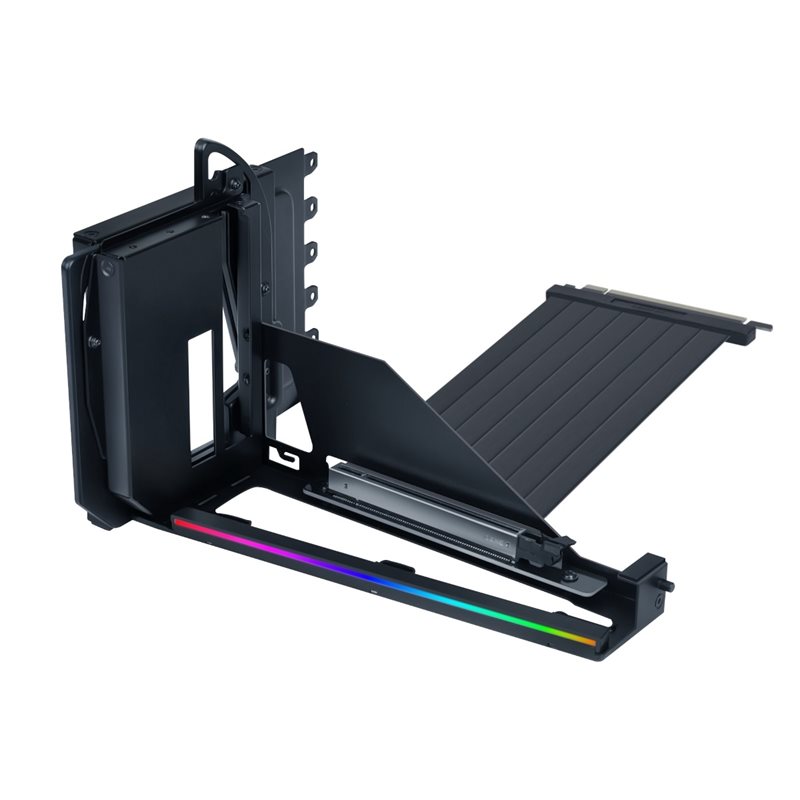 Lian Li Multi-Directional GPU Kit V4, näytönohjaimen vertikaalinen asennussarja, musta