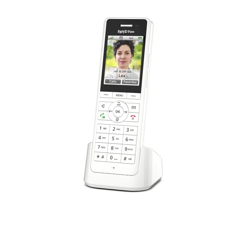 FRITZ! Fon X6 International Edition, langaton DECT-puhelin, valkoinen