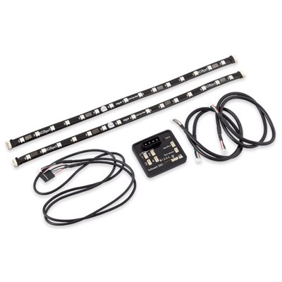 Aqua Computer farbwerk 360, Addressable RGB LED-valaisusarja, musta