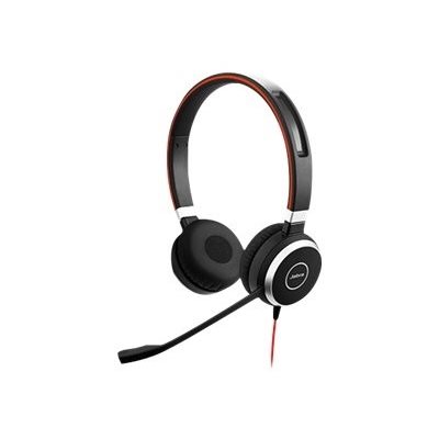Jabra Evolve 40 MS Stereo, sankakuulokkeet mikrofonilla, musta/hopea