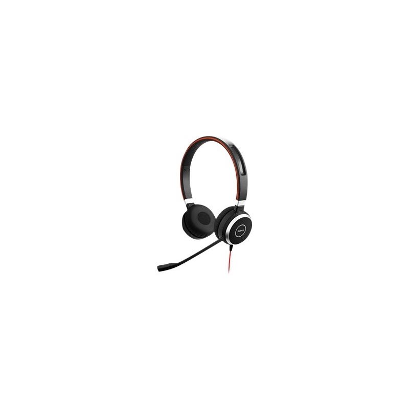 Jabra Evolve 40 MS Stereo, sankakuulokkeet mikrofonilla, musta/hopea