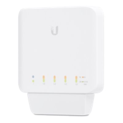 Ubiquiti Switch Flex, 5-porttinen L2-kytkin, PoE, valkoinen