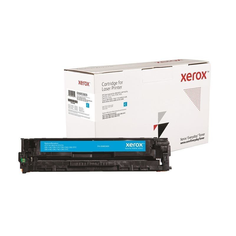 Xerox Everyday Toner -tarvikelaserväriainekasetti, syaani, jopa 1800 sivua (HP)