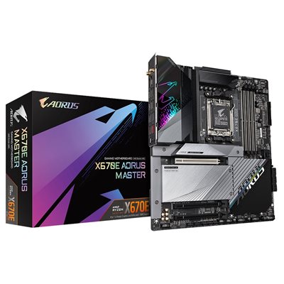 Gigabyte X670E AORUS MASTER, E-ATX -emolevy (Tarjous! Norm. 519,90€)