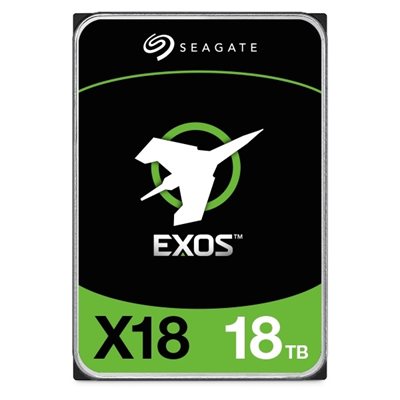 Seagate 18TB Exos X18, sisäinen 3.5" kiintolevy, SATA III, 7200 rpm, 256MB