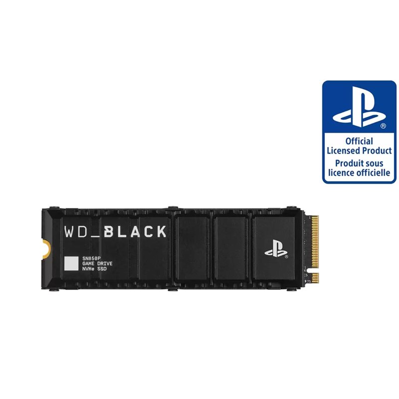 Western Digital 2TB WD_BLACK SN850P, NVMe SSD-levy, M.2 2280, PCIe Gen4 x4, 7300/6600 MB/s