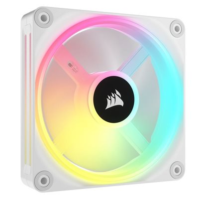 Corsair iCUE LINK QX120 RGB - Expansion Kit, 120mm PWM-laitetuuletin, valkoinen