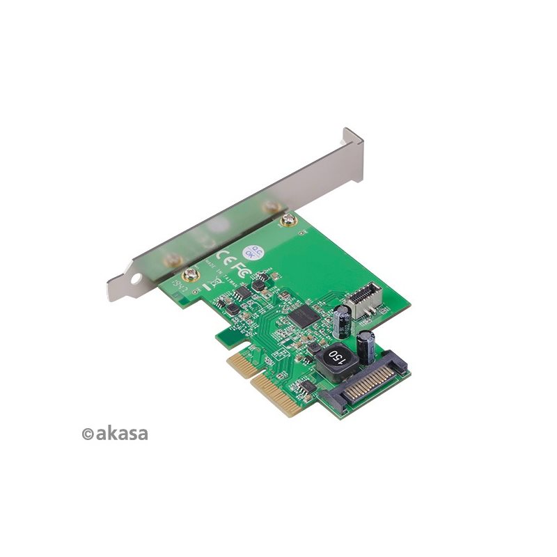 Akasa (Outlet) AK-PCCU3-06, USB 3.2 Gen2 -lisäkortti, PCIe 3.0 x2