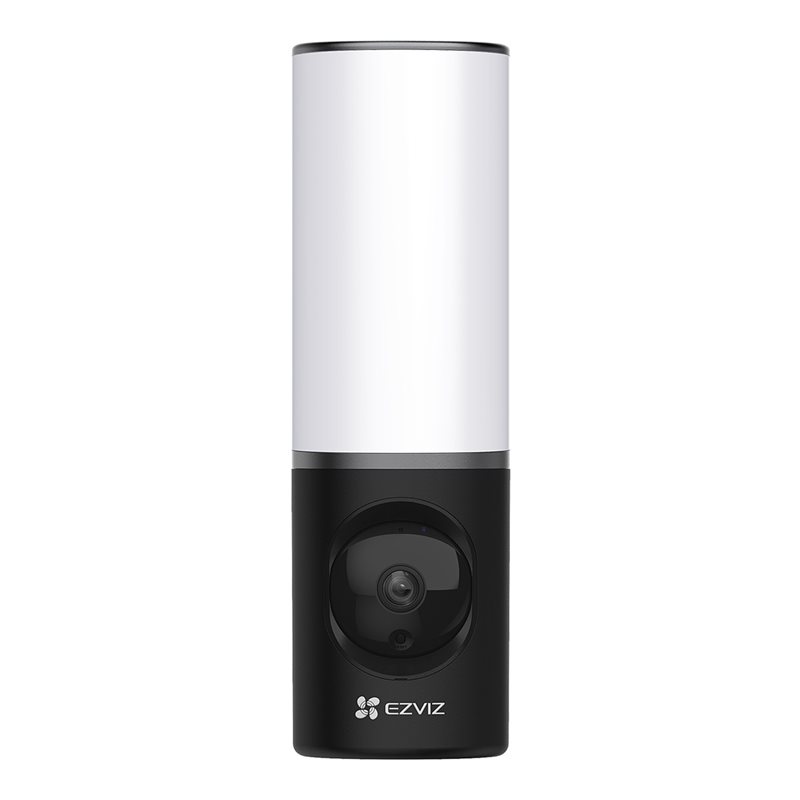 EZVIZ LC3, WiFi-kamera ulkokäyttöön seinävalaisimella, pan/tilt, 2560x1440, musta/hopea