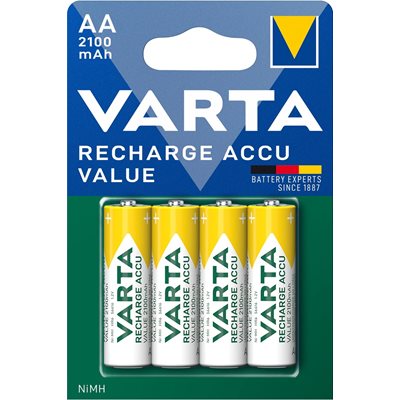 Varta AA/LR06 -akkuparisto, 2100mAh, 4kpl