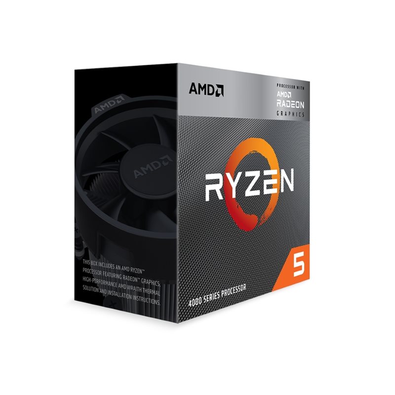 AMD (Outlet) Ryzen 5 4600G, AM4, 3.7 GHz, 6-Core, Radeon Graphics, Boxed