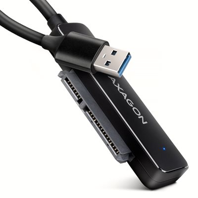 AXAGON (Outlet) 3.2 Gen1 USB-A -adapteri 2.5" SATA III 6G HDD/SSD:lle, musta