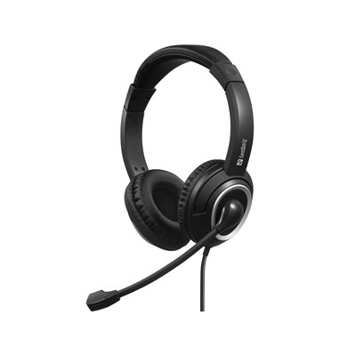 Sandberg USB-C Chat Headset, musta