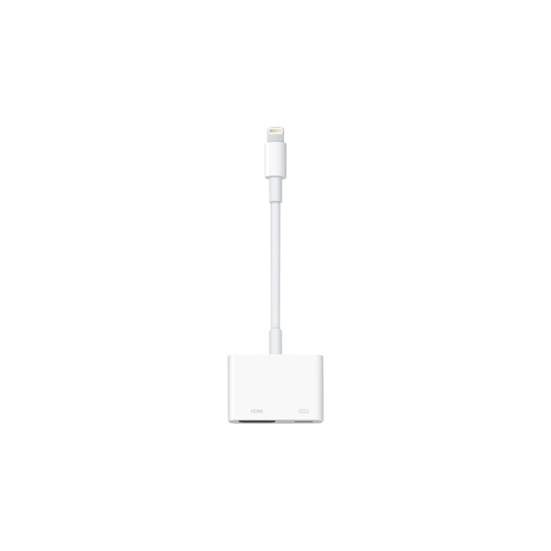 Apple Lightning Digital AV Adapter -sovitin, valkoinen