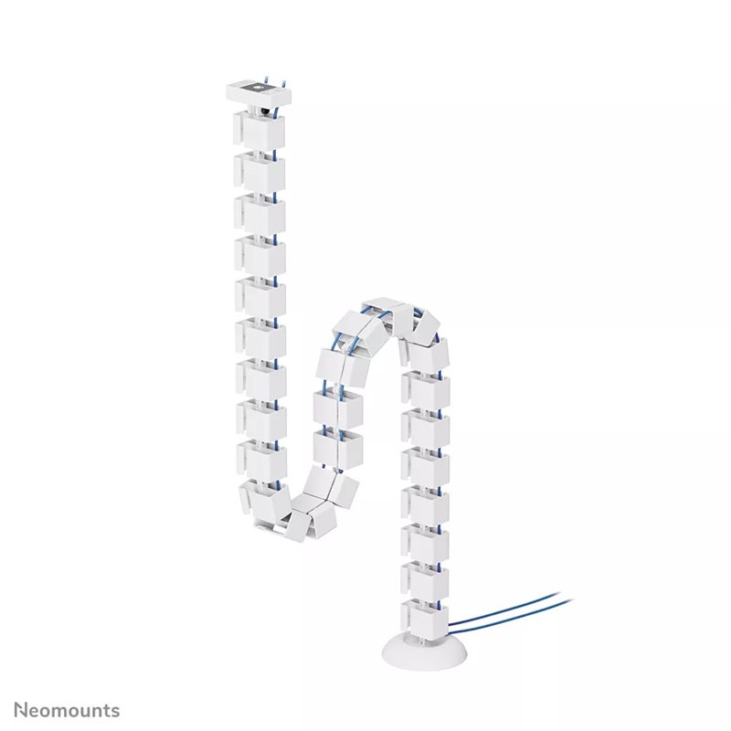 Neomounts Cable Spine, kaapelirunko magneettikiinnityksellä, 130cm, valkoinen