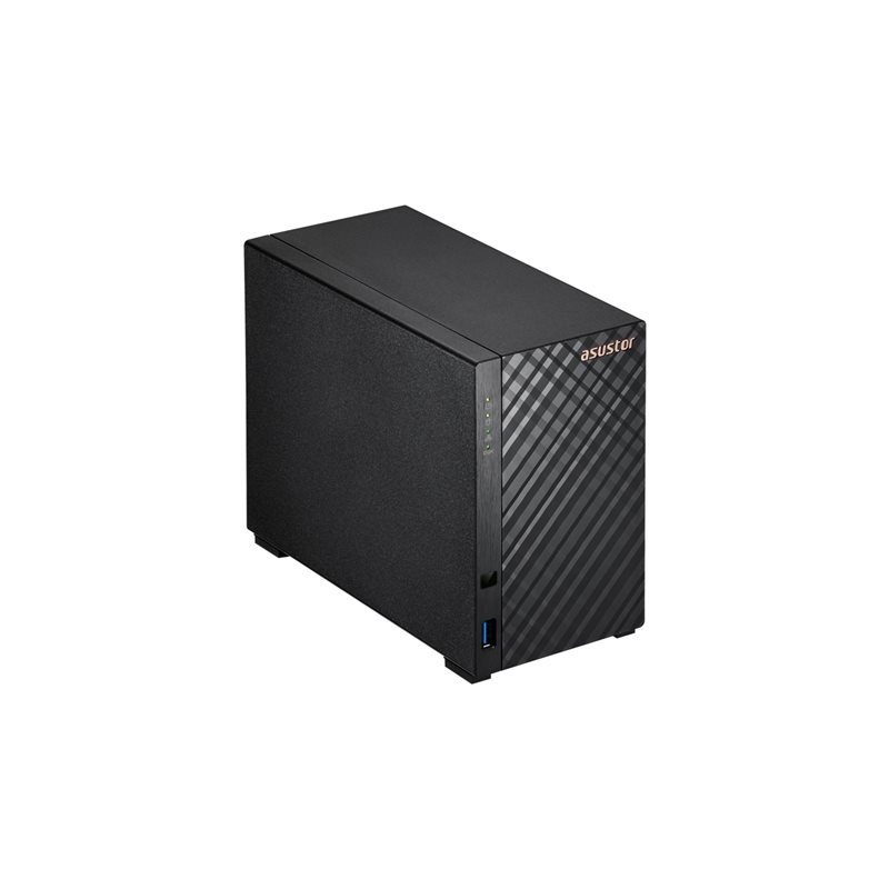 Asustor DRIVESTOR 2 Lite (AS1102TL), 2-paikkainen NAS-asema, musta
