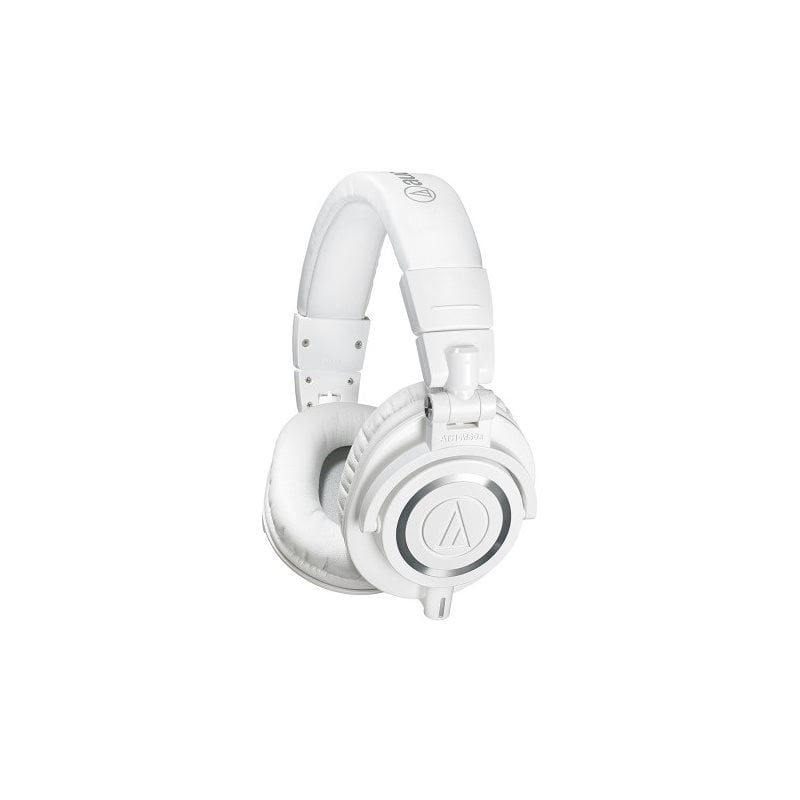 Audio-Technica ATH-M50x -studiomonitorikuulokkeet, valkoinen