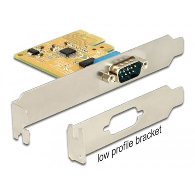 DeLock Sarjaportti DB9 x1, PCIe x1 -lisäkortti