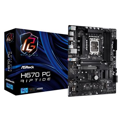 ASRock H670 PG Riptide, ATX-emolevy