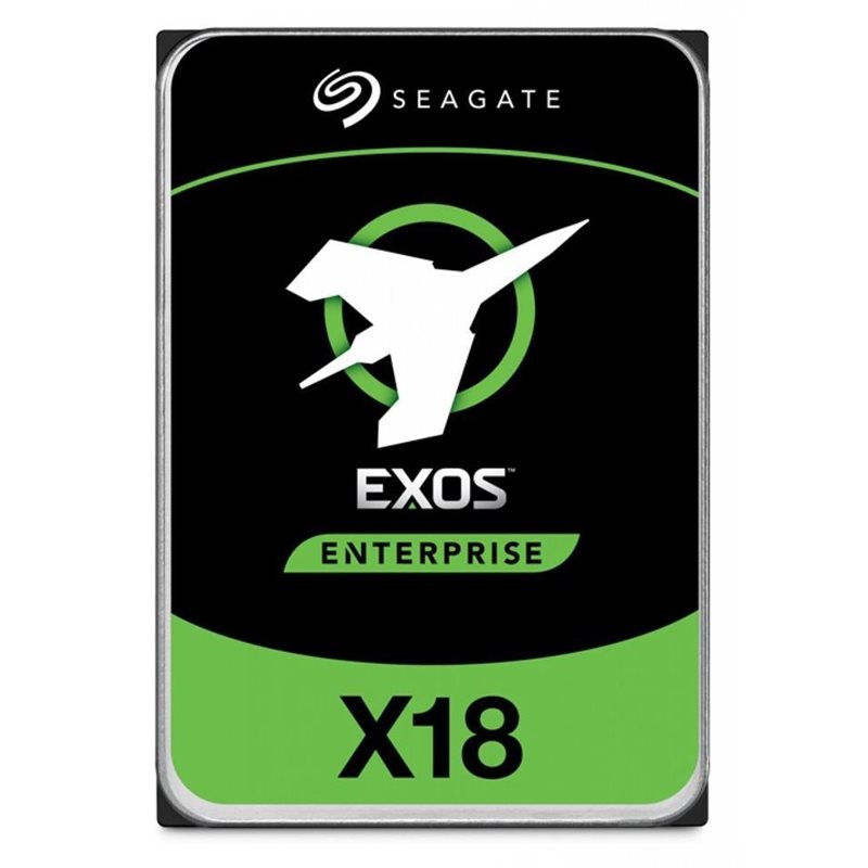 Seagate 16TB Exos X18, sisäinen 3.5" kiintolevy, SATA III, 7200 rpm, 256MB