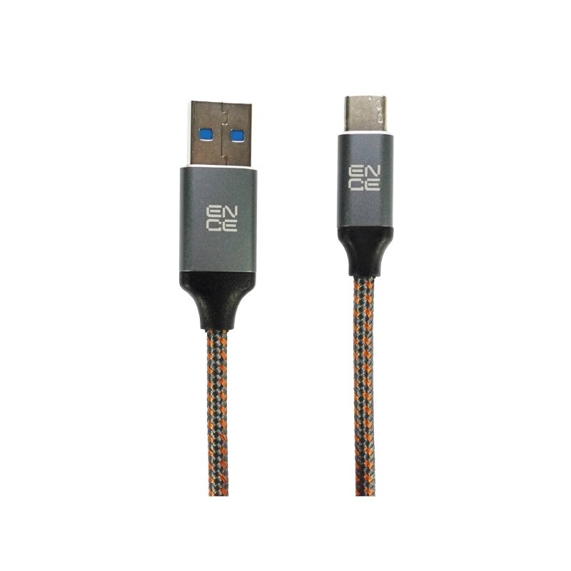 ENCE 2.0 USB-A - USB-C -kaapeli, 4m, monivärinen