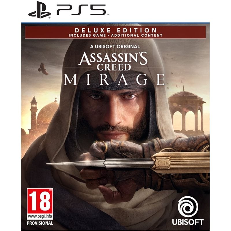 Ubisoft Assassin's Creed Mirage - Deluxe Edition (PS5, K-18!) (Tarjous! Norm. 44,90€)