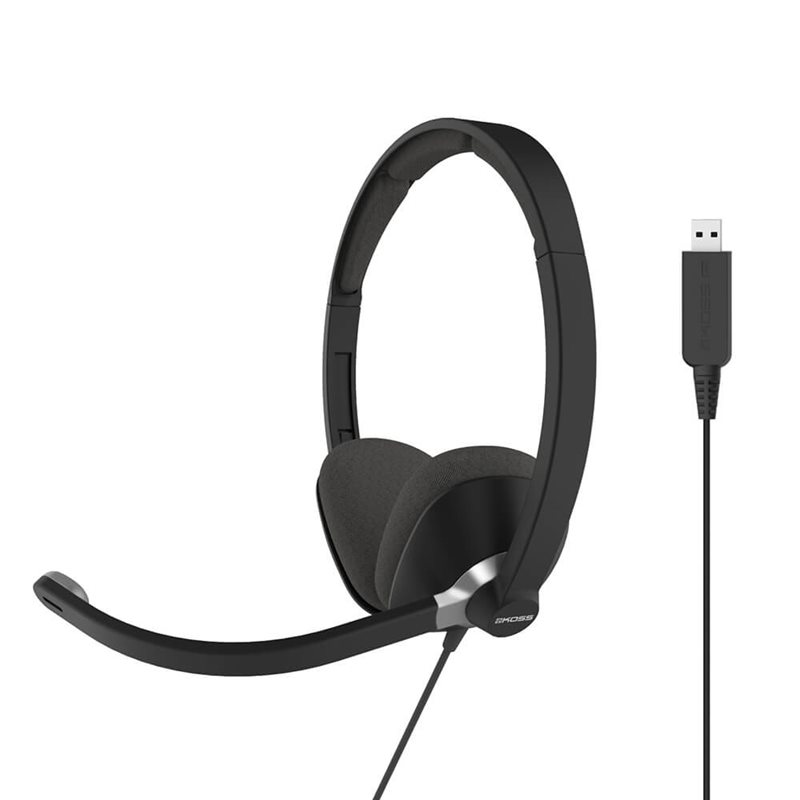 Koss Headset CS300 on-ear USB musta