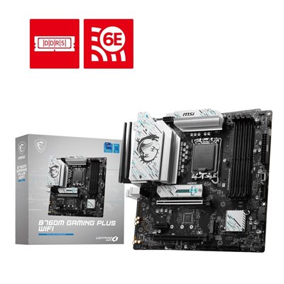 MSI B760M GAMING PLUS WIFI, mATX-emolevy