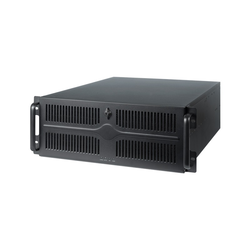 Chieftec UNC-411E-B, räkkiasennettava serverikotelo, 4U, musta/harmaa