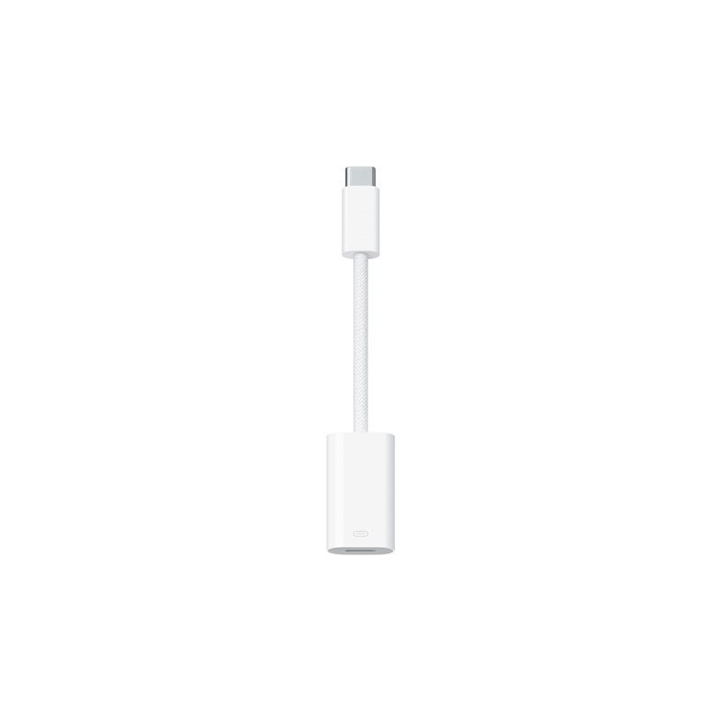 Apple USB-C -> Lightning -adapteri, valkoinen