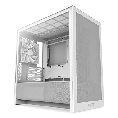 NZXT H3 Flow (2025), ikkunallinen mATX-kotelo, valkoinen