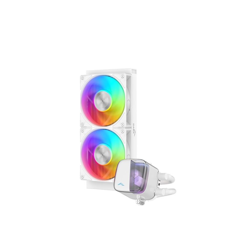 SAMA L70 White, 240mm AIO-nestejäähdytysratkaisu prosessorille, valkoinen