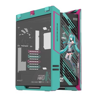 Asus (Outlet) ROG Strix Helios II GX601S Hatsune Miku Edition, ikkunallinen miditornikotelo