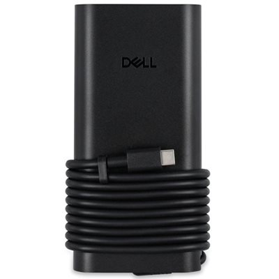 Dell Kannettavan tietokoneen verkkovirta-adapteri, USB-C, 165W, musta