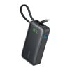 Anker 10000 mAh 545 Nano Power Bank, varavirtalähde, 2x USB-C, USB-A, musta