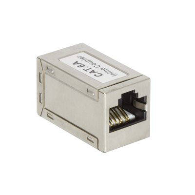 Logilink Suojattu STP Cat6A RJ-45 Coupler -jatkoliitin, musta