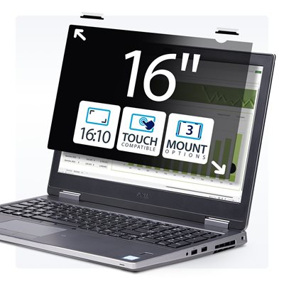 StarTech.com 16" yksityisyyssuodatin kannettavalle tietokoneelle, 16:10, kosketusnäytölle