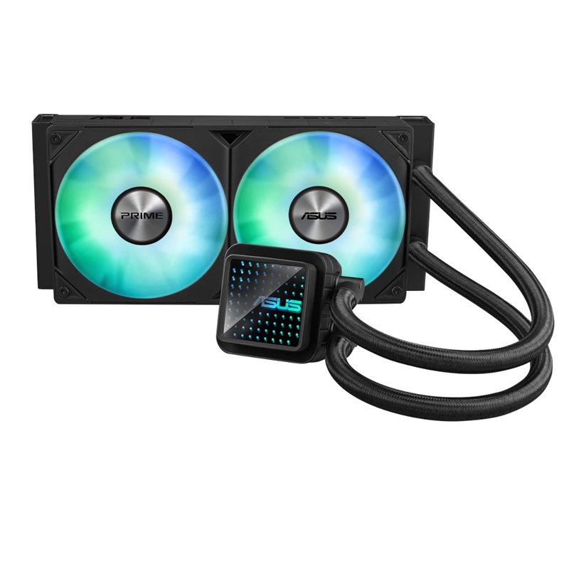 Asus (Outlet) Prime LC 240 ARGB, 240mm AIO-nestejäähdytysratkaisu prosessorille, musta