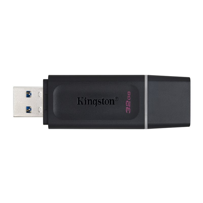 Kingston 32GB DataTraveler Exodia, USB  Gen1 -muistitikku, musta/harmaa  (Tarjous! Norm. 4,50€) 