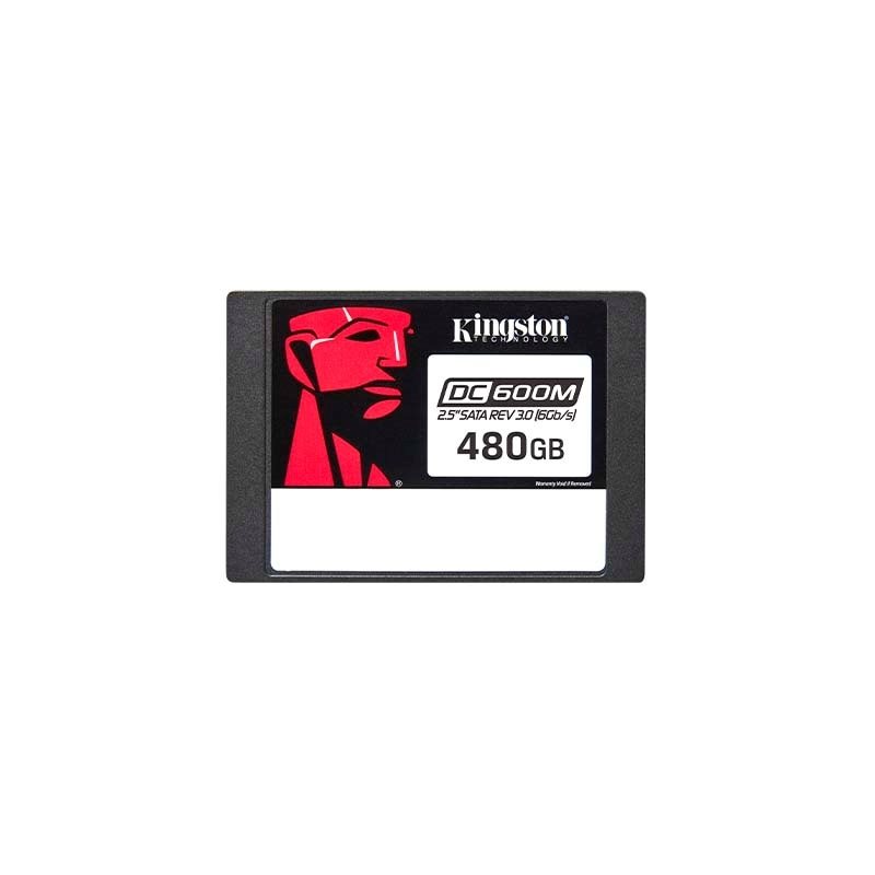 Kingston 480GB DC600M (Mixed-Use) 2.5" SATA Enterprise SSD, SATA III, 560/470 MB/s