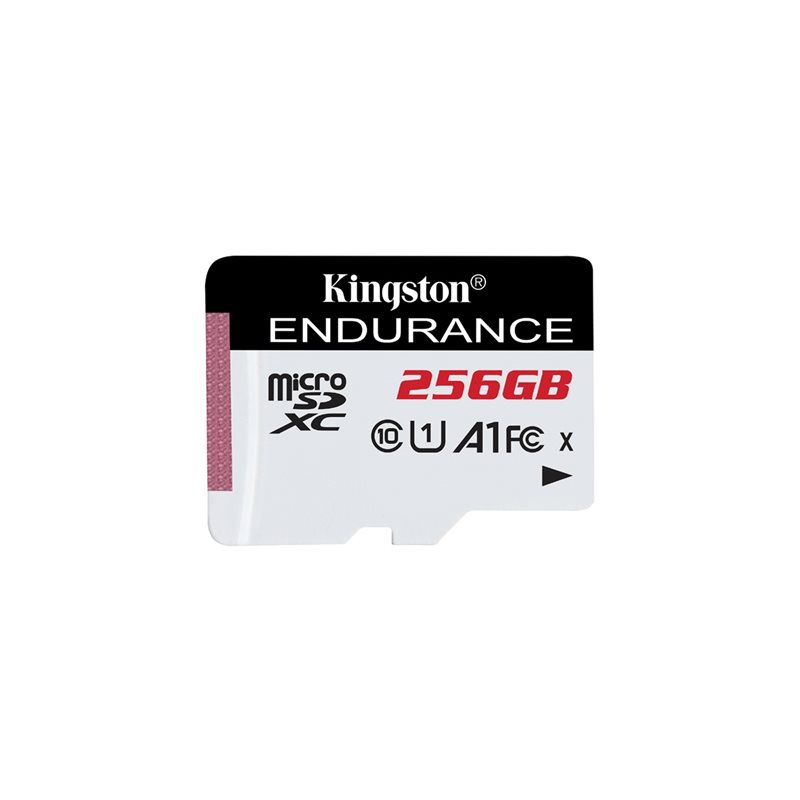 Kingston 256GB Endurance, microSDXC -muistikortti, UHS-1/C10, jopa 95/45MB/s