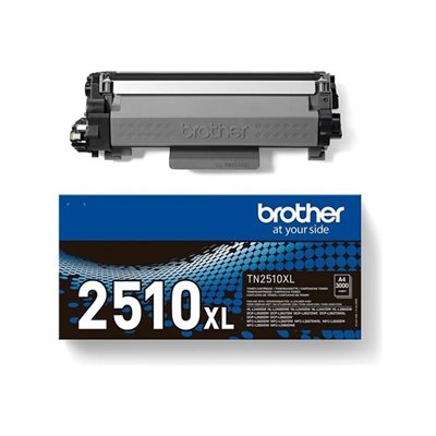 Brother TN2510XL -laservärikasetti, musta, jopa 3000 sivua