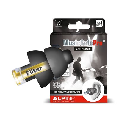Alpine MusicSafe Pro -korvatulpat, musta
