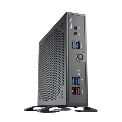 Shuttle XPC slim DS50U7, MiniPC -barebone, musta
