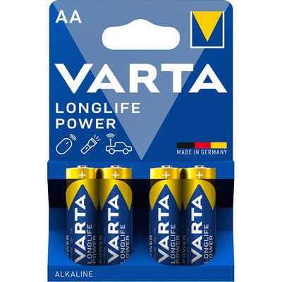 Varta AA/LR06 Longlife Power -paristo, 4kpl