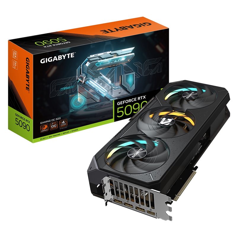 Gigabyte GeForce RTX 5090 GAMING OC -näytönohjain, 32GB GDDR7