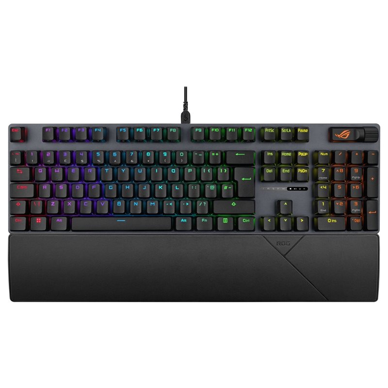 Asus ROG Strix Scope II X, mekaaninen pelinäppäimistö, ROG NX, musta