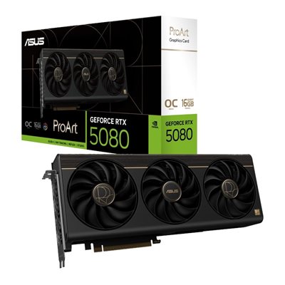 Asus GeForce RTX 5080 ProArt - OC Edition -näytönohjain, 16GB GDDR7