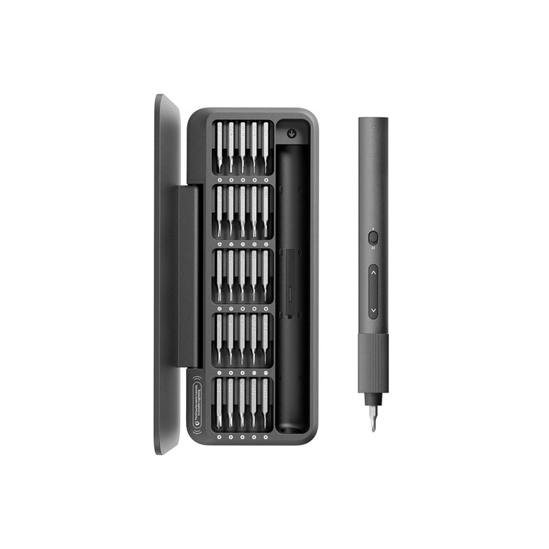 Hoto Electric Precision Screwdriver ADV, sähköinen tarkkuusruuvimeisselisarja, harmaa